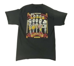 Los Lobos Peace Ese Skeleton Mariachi Band Logo  Size MED T-Shirt - $26.11