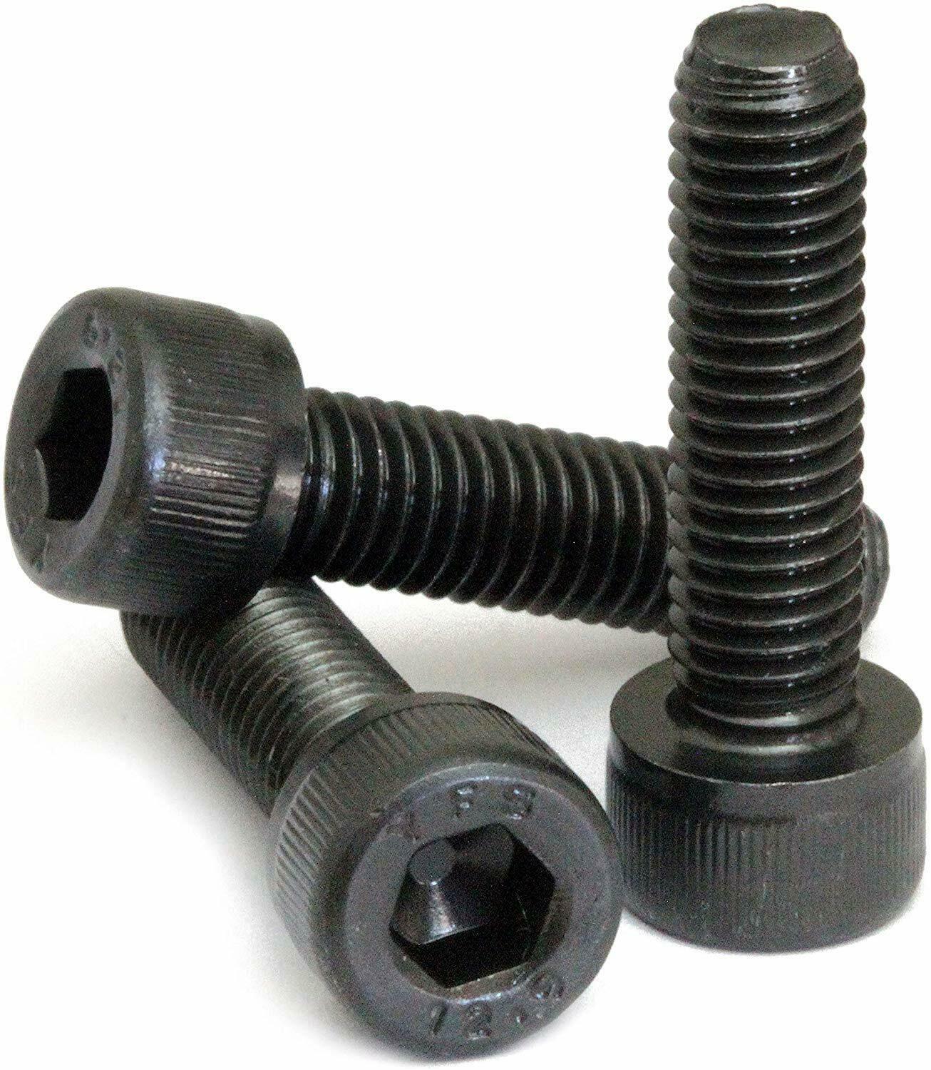 M12 X 100mm Socket Head Cap Screws 129 Alloy Steel Black Oxide 175 Coarse 5pcs Screws And Bolts 