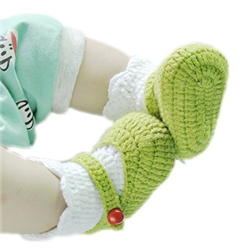 Baby Handmade Crochet Shoes Knitted Winter Sock Toddler Bootee Keepsake Gift
