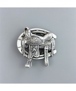 New Vintage Silver Plated Rodeo Saddle Western Belt Buckle also Stock in US - $14.65