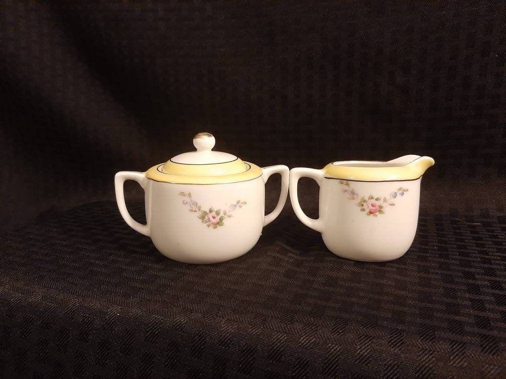 Vintage Noritake Cream and Sugar Set Noritake