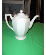 Vintage Rosenthal China Coffee Pot 8 Cup Maria White  Classic Rose NICE - $84.15
