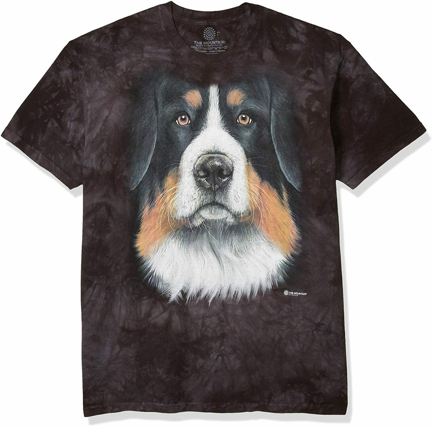 Bernese Mountain Large Rescue Big Face Swiss Alps Animal Dog Cotton T-Shirt 3X