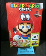 Nintendo Super Mario Cereal Special Amiibo Limited Ed Collectible Box Od... - $56.97