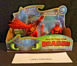 How to train your Dragon 3 The Hidden World Snotlout & Hookfang dragon blast toy - $31.85
