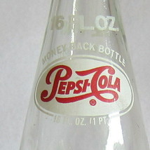 1970s Vtg Pepsi Cola Swirl Bottle Money Back Return for Deposit One Pint 16 oz - $9.89