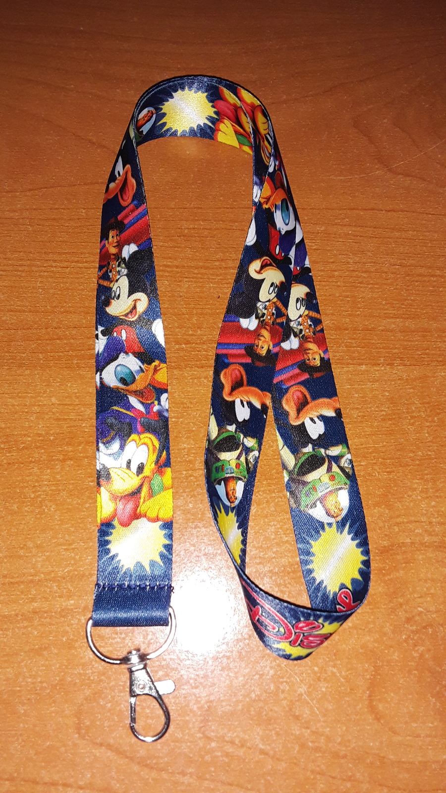 Brand New Walt Disney Characters Blue Lanyard - Animation Merchandise