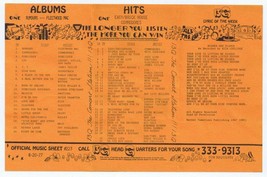 13Q WKTQ Pittsburgh VINTAGE August 20 1977 Music Survey Fleetwood Mac Rumours #1 image 1