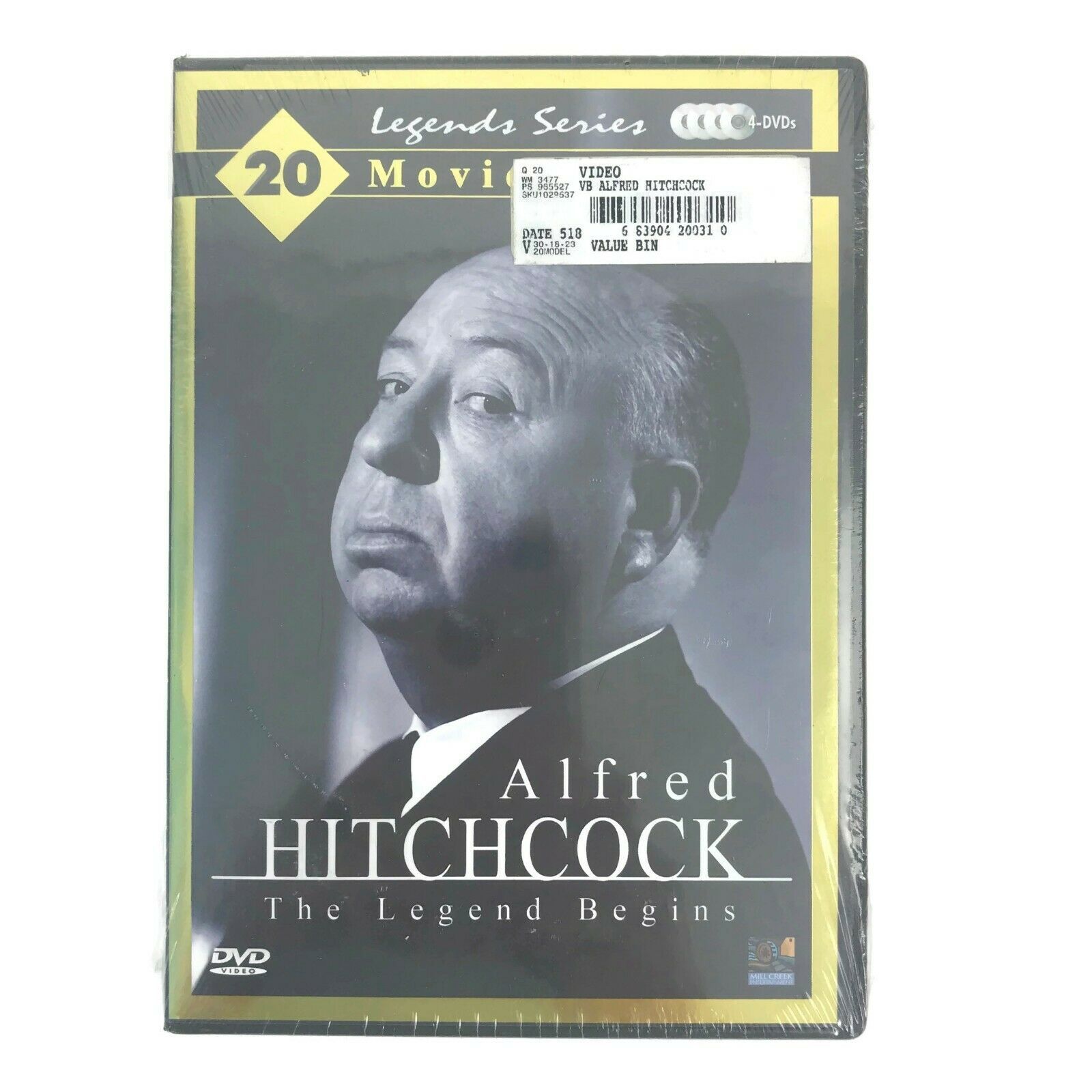 Alfred Hitchcock The Legend Begins 20 Movies Bonus Feature 4 Dvds Box Set Dvd Hd Dvd And Blu Ray 2479