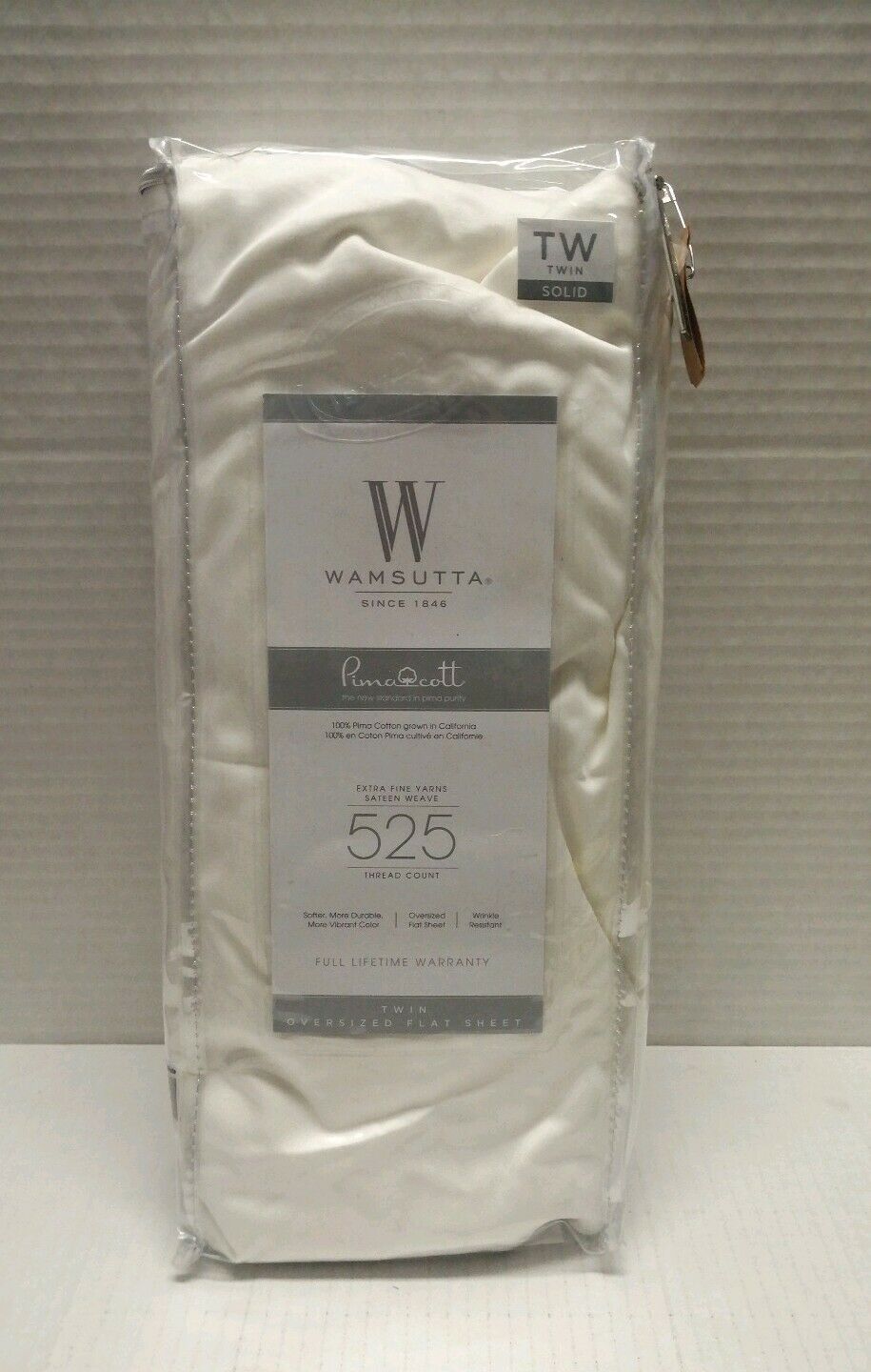 Wamsutta 525 Thread Count Twin Flat Sheet And 24 Similar Items