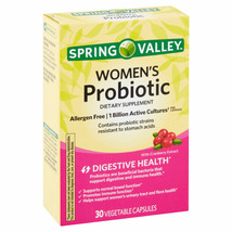 Spring Valley Women&#39;s Probiotic Vegetable Capsules, 30 Count - $31.74