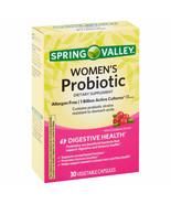 Spring Valley Women&#39;s Probiotic Vegetable Capsules, 30 Count - $31.74