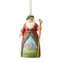 Jim Shore Irish Santa Hanging Ornament Collectible Around the World Collection