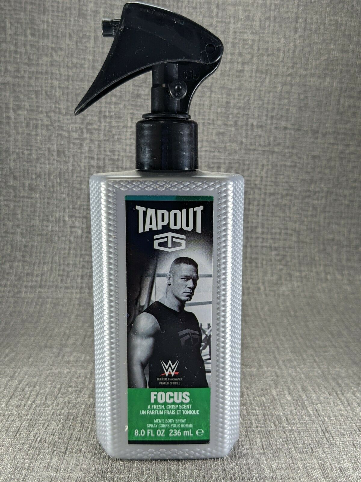 Primary image for Tapout FOCUS for Men Body Spray 8.0 oz (236 ml) NEW Fresh Crisp Scent. NWOB