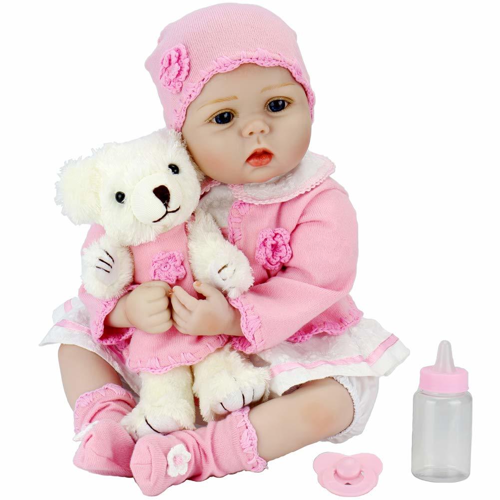 Aori Lifelike Reborn Baby Doll with Soft Body Realistic Toy Doll 22 ...