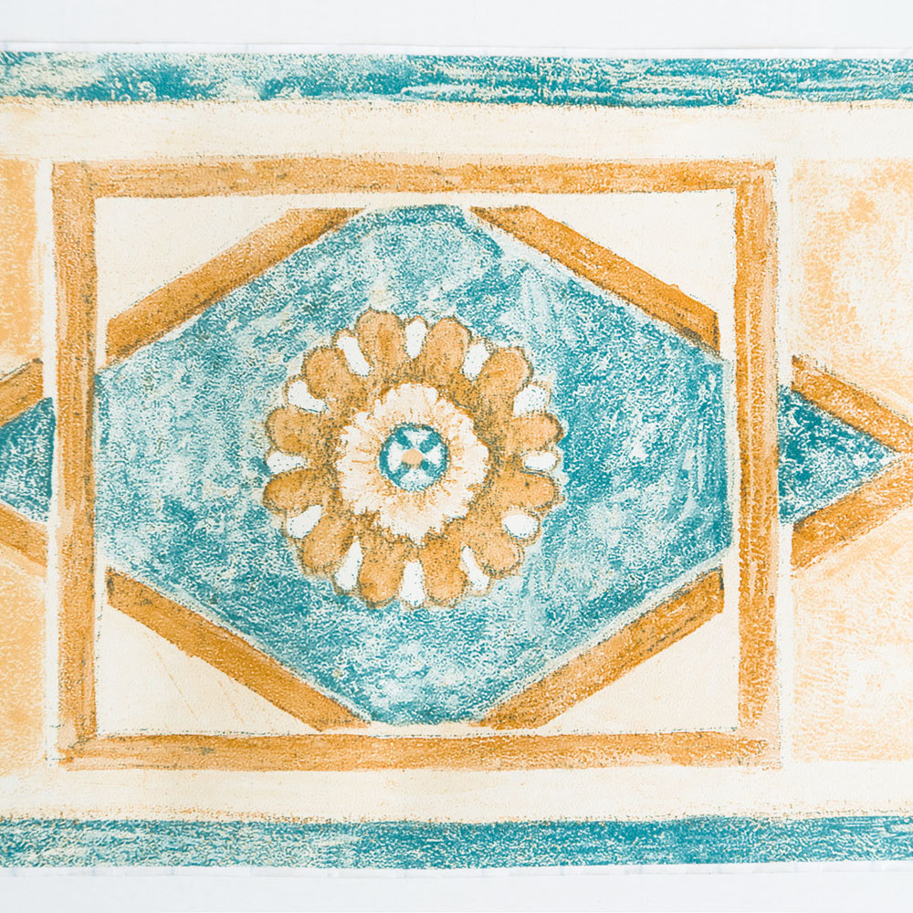 Frame & Flower - Self-Adhesive Wallpaper Borders(Sample) - Wall Decor