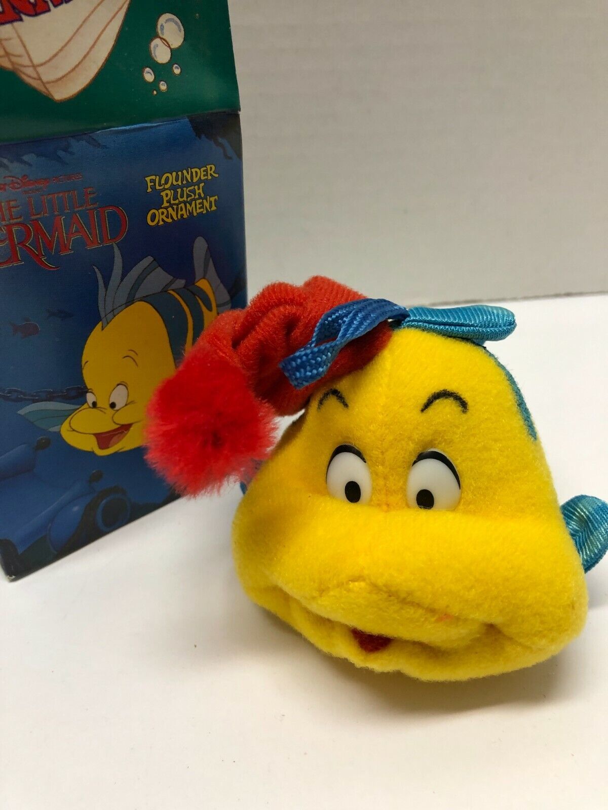 Disney Little Mermaid FLOUNDER McDonald's VINTAGE 1989 Plush Ornament