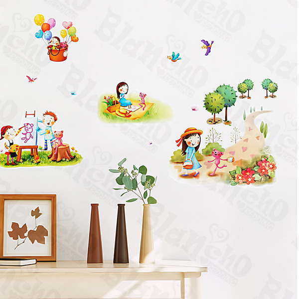Leisure Time-1 - Wall Decals Stickers Appliques Home Decor - $6.49