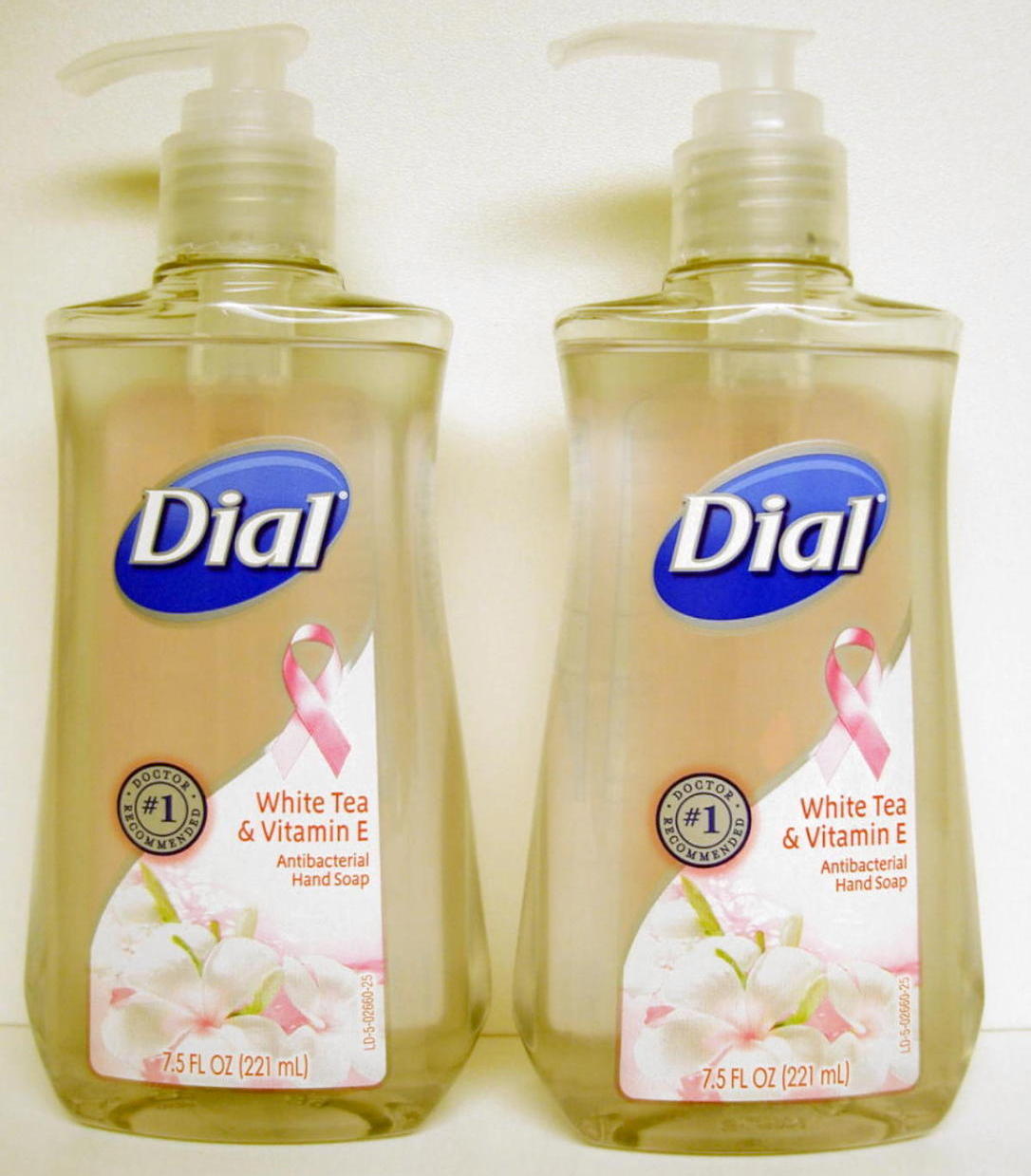 Dial Antibacterial Liquid Hand Soap White Tea & Vitamin E 2 Count