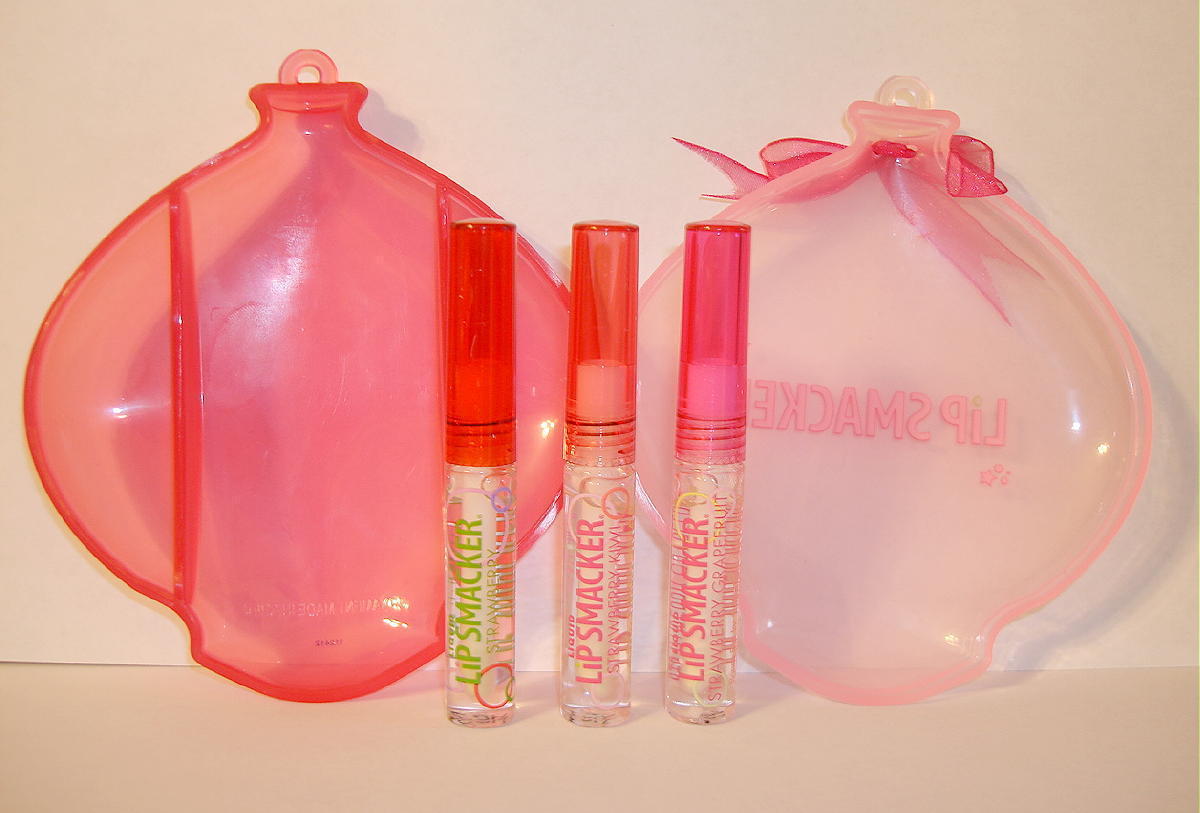 Liquid Lip Smacker Gloss Strawberry Kiwi Grapefruit 3 Pack Icy Fun