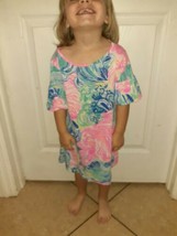  Lilly Pulitzer Baby Girl Toddler Lindell Dress In Beach Please  Size 2 - $44.55