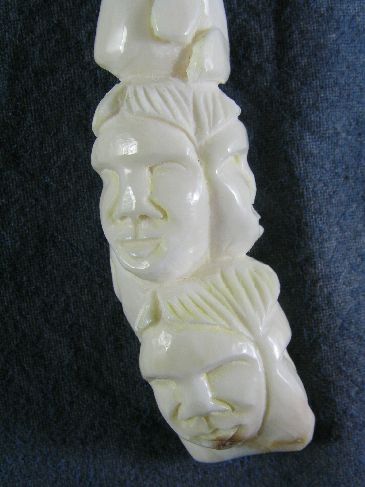 Walrus Tooth Carving by William Soonagrook jr St Lawrence Island AK