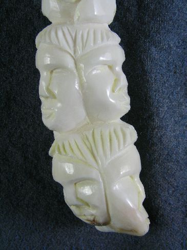 Walrus Tooth Carving by William Soonagrook jr St Lawrence Island AK