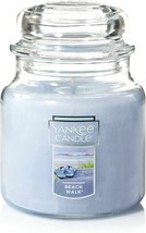 NEW Yankee Candle Medium Jar Candle Beach Walk 14.5 oz - $15.00