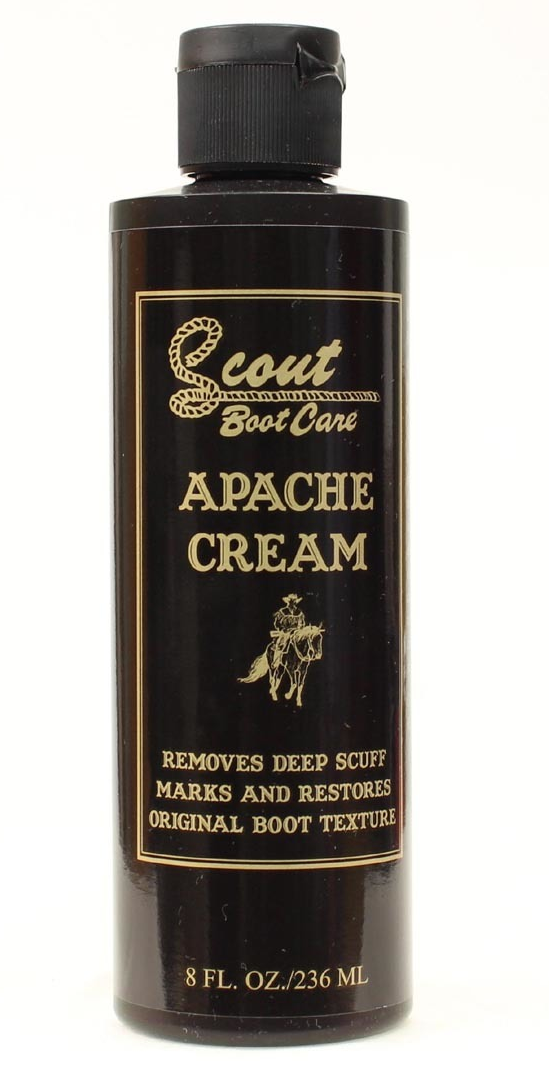 Apache Cream - Scout Boot Care - 8 Fl OZ - Leather and Boot Texture Restoration