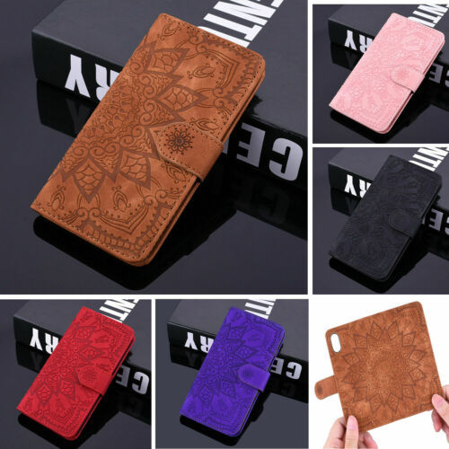 For iPhone 13 Pro Max 12 11 XS Max X XR 8+ 7 6s Case Leather Wallet Flip Cover