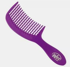 Wet Brush Detangling Comb Wave Tooth Design Purple - $7.91