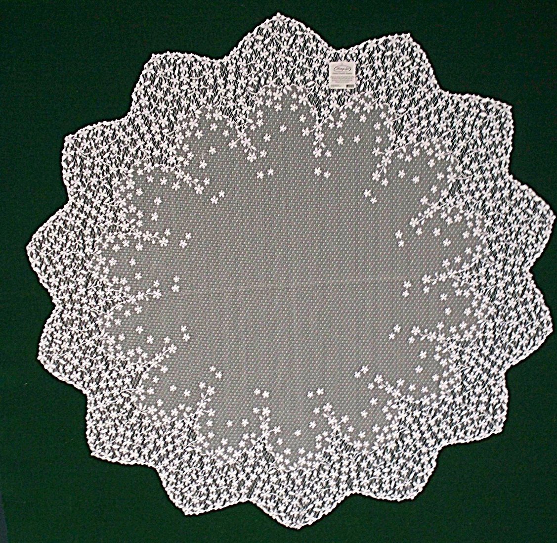 Table Topper Blossom White 42 Round Lace And 25 Similar Items Table Topper Blossom White 42 Round Lace