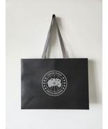 New CANADA GOOSE Black Paper Gift Shopping Bag Medium 16.0&quot;x12.0&quot;x6.0 - $27.15
