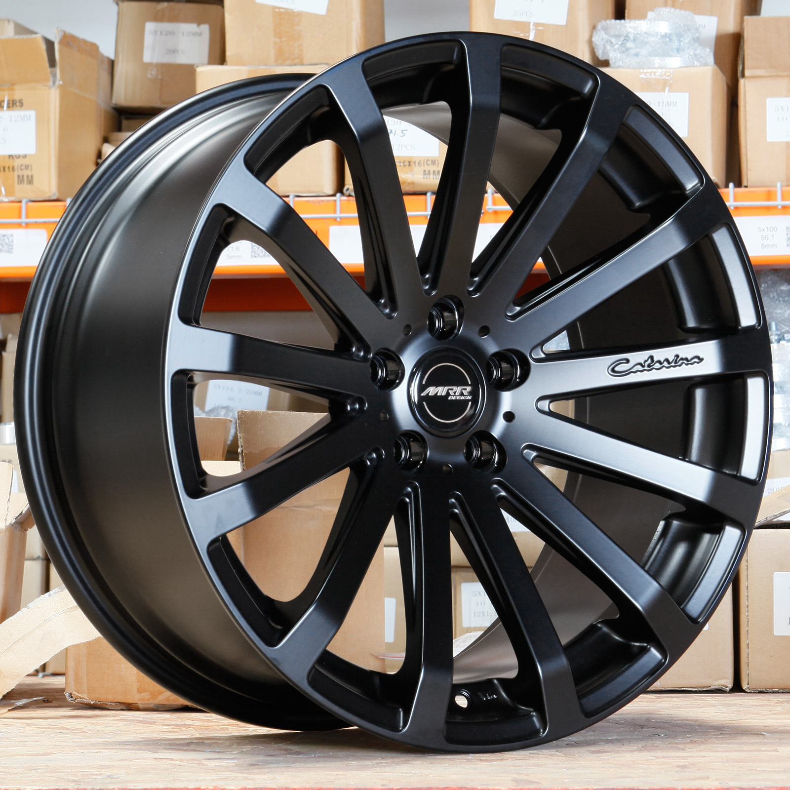 One 20x9.5 MRR HR9 5x120 40 Matte Black Wheels - Wheels