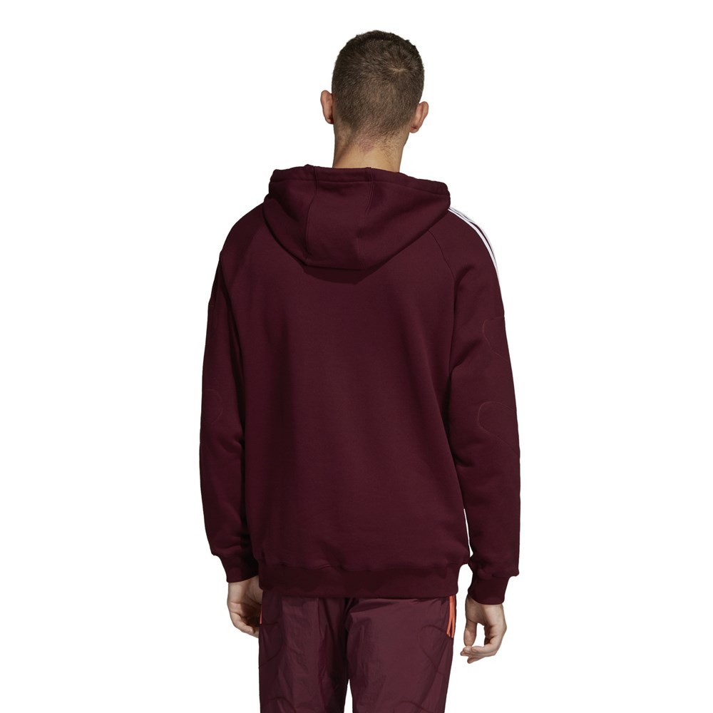 New Adidas 2019 Men Maroon Hoodie Sweater logo man sports Jacket 