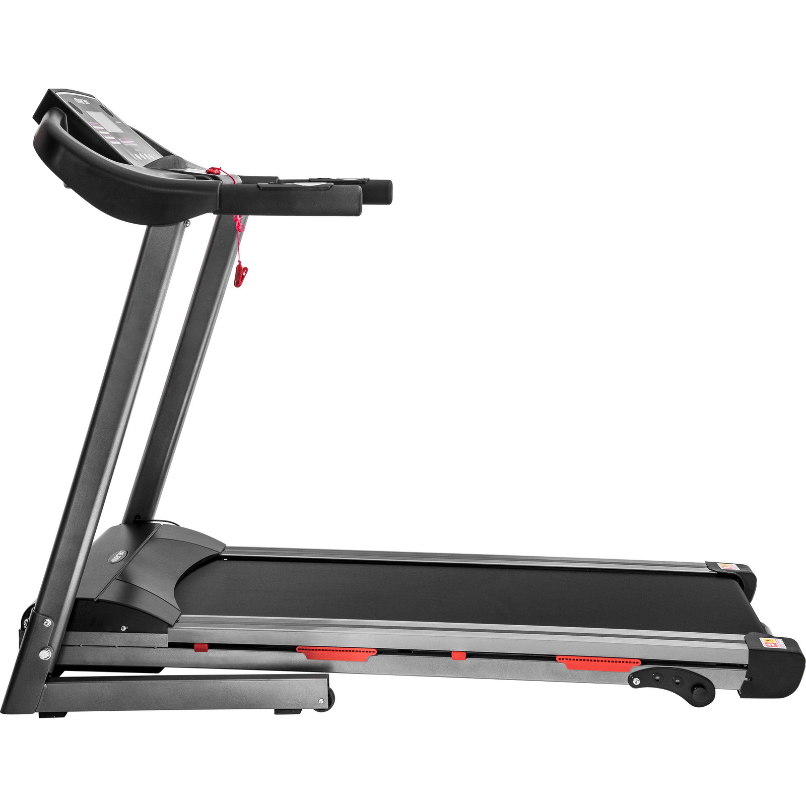 Electric Folding Treadmill with Wide Running Belt, Large LCD Panel ...