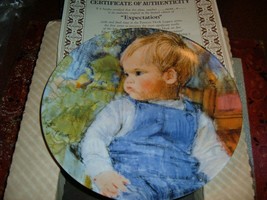 Frances Hook "Expectation"1987 # 3692A Edwin Knowles China - $5.94