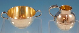 Old French Gorham Sterling Silver Creamer and Sugar Set 2pc #A7845 (#2286) - $286.11