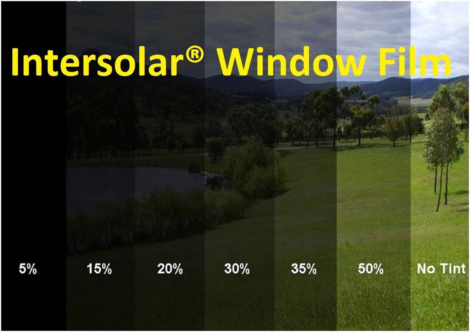 WINDOW FILM ROLL 5 24 inch x72 in LIMO Intersolar® HP 2PLY USA