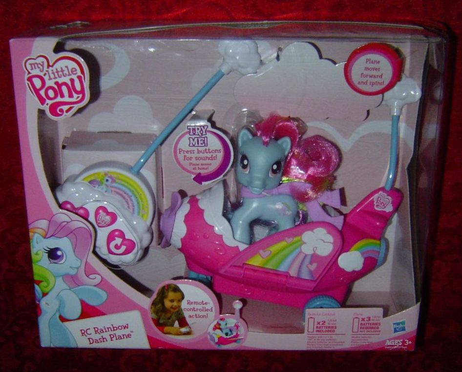 My Little Pony RC Rainbow Dash Plane G3.5 MLP remote controlled action