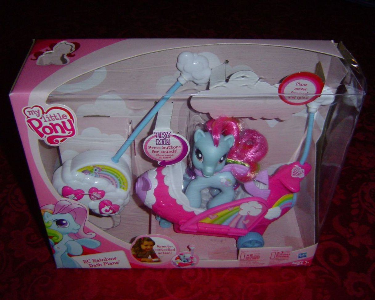 My Little Pony RC Rainbow Dash Plane G3.5 MLP remote controlled action
