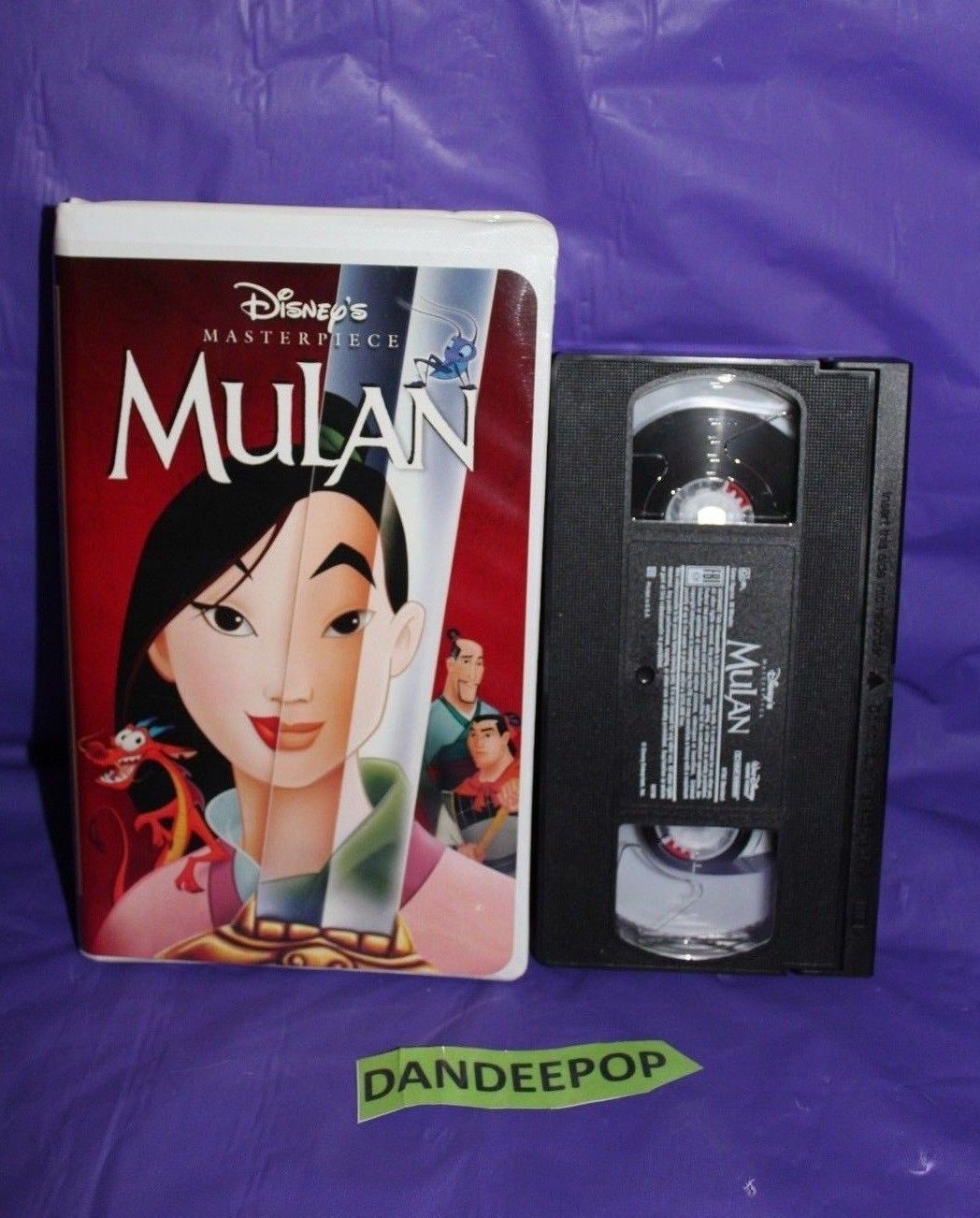 Mulan (VHS, 1999) Walt Disney Masterpiece Movie - VHS Tapes