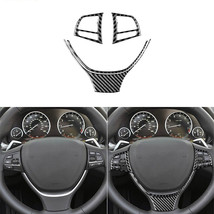 New For BMW 6Series M6 F12 F13 Interior Steering Wheel 4Pcs Carbon Fiber... - $30.67