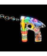 LED Bubble Blower Toy Gun NIB Rincon new in box includes bubbles and bat... - $14.10