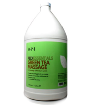 OPI Pedi Essentials Green Tea Massage Lotion, Gallon