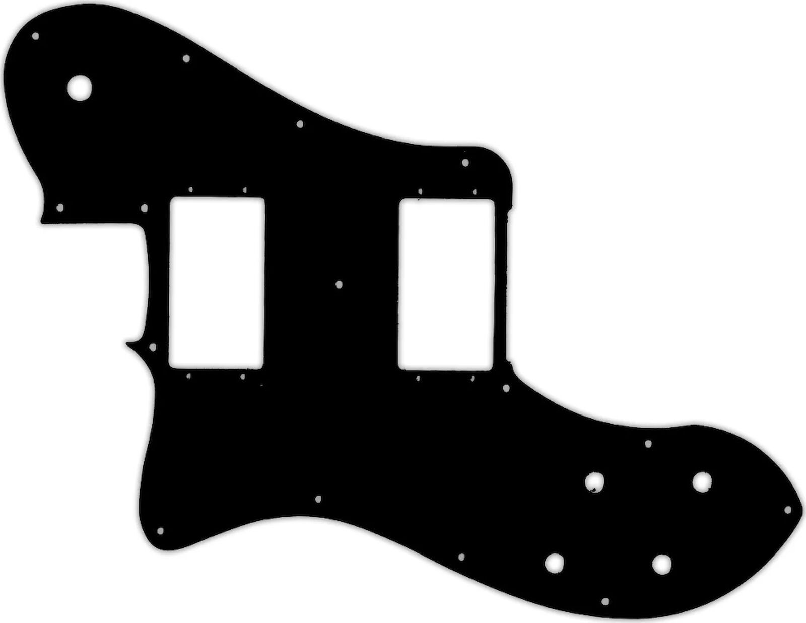 WD Custom Pickguard For Left Hand Fender 2004-Present Made In Mexico '72 Tele...