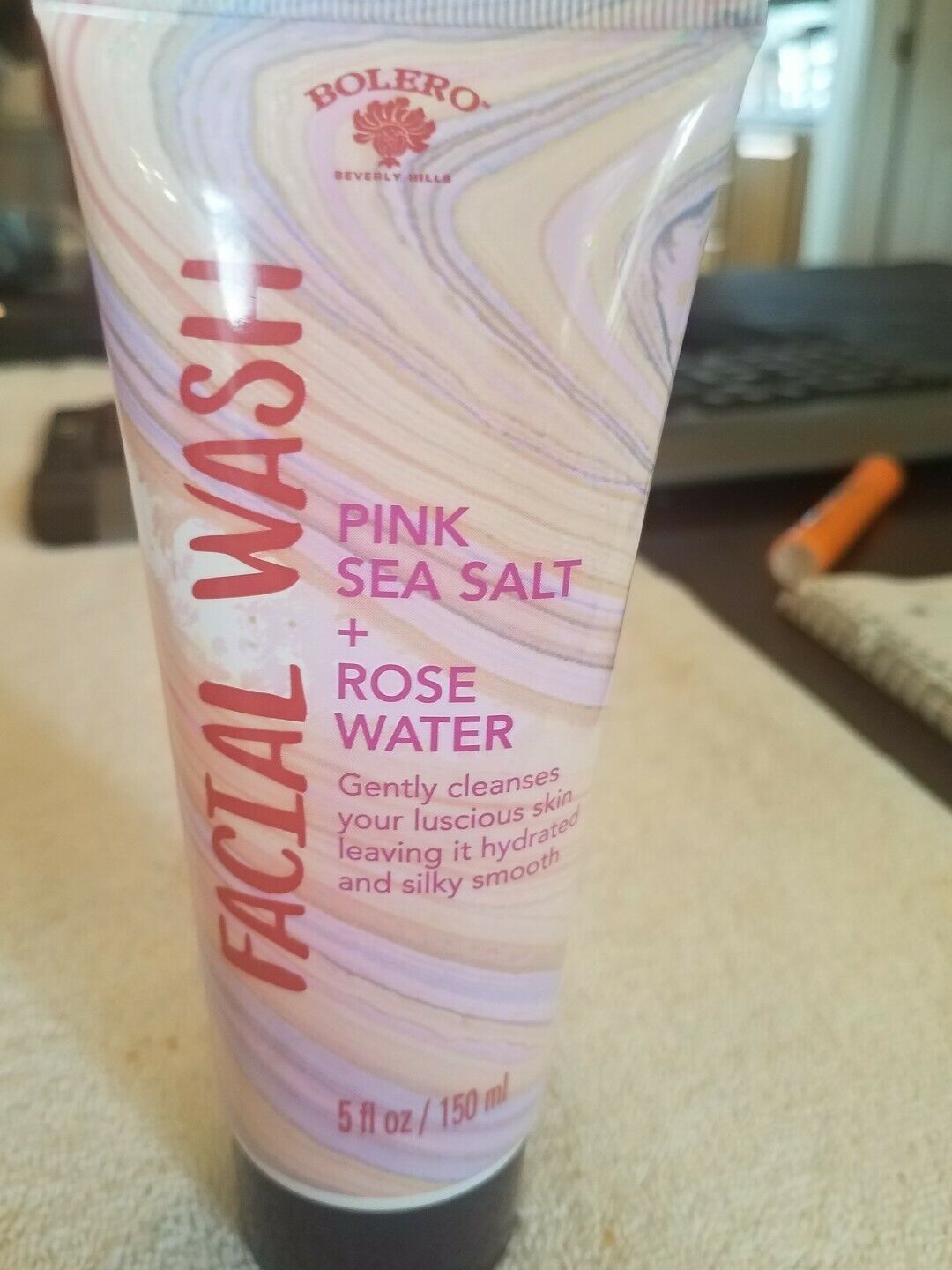 Bolero Pink Sea Salt + Rose Water Facial Wash Cleansers & Toners