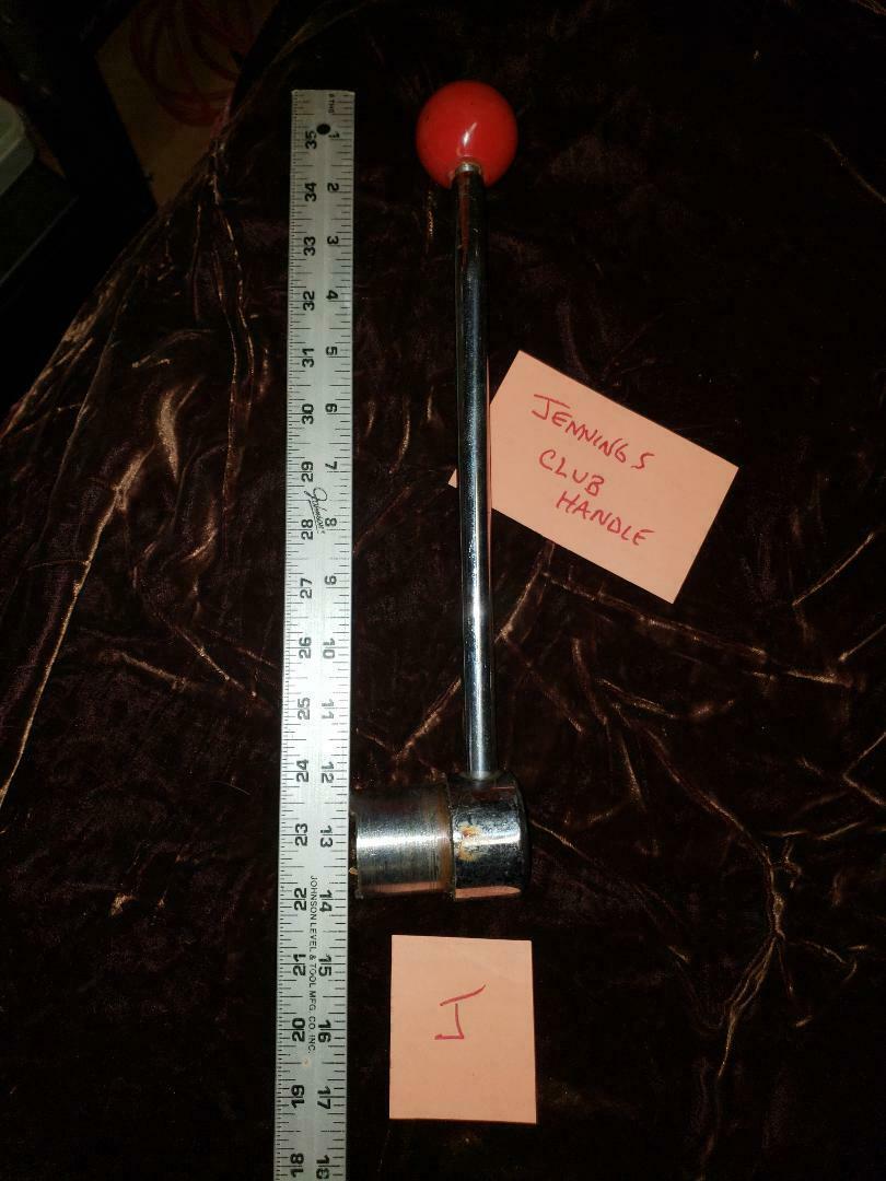 JENNINGS ORIGINAL CLUB HANDLE ANTIQUE SLOT MACHINE JENNINGSS "J" Parts & Accessories