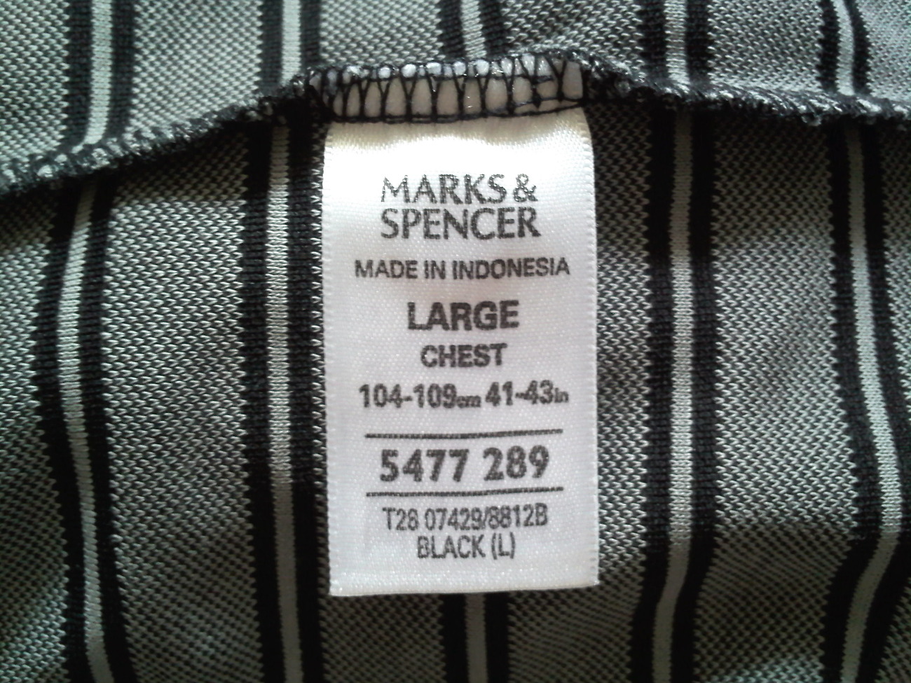Marks and Spencer Blue Harbour Striped Men Polo Shirt - PRICE REDUCED ...