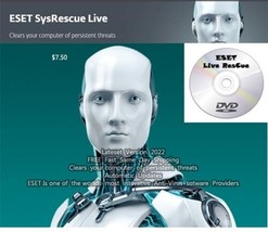 Eset System Rescue Live Boot Cd Latest Version 2022 Same Day Shipping - $9.74